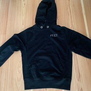 Brand new helmut lang hoodie, no tags, black with white text